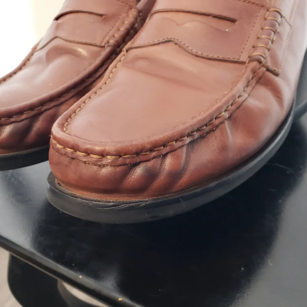Cole Haan Pinch Maine Classic Penny Loafer Mens 11.5M Brown Leather Shoes C23845